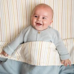 Little Dutch Cot Blanket Pure Soft Blue -Little Dutch Store 0020855 little dutch cot blanket pure soft blue pure 1