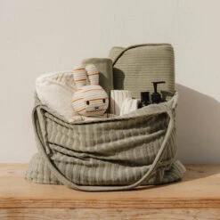 Little Dutch Mom Bag Dark Green -Little Dutch Store 0022739 little dutch mom bag dark green jacquard terry 2