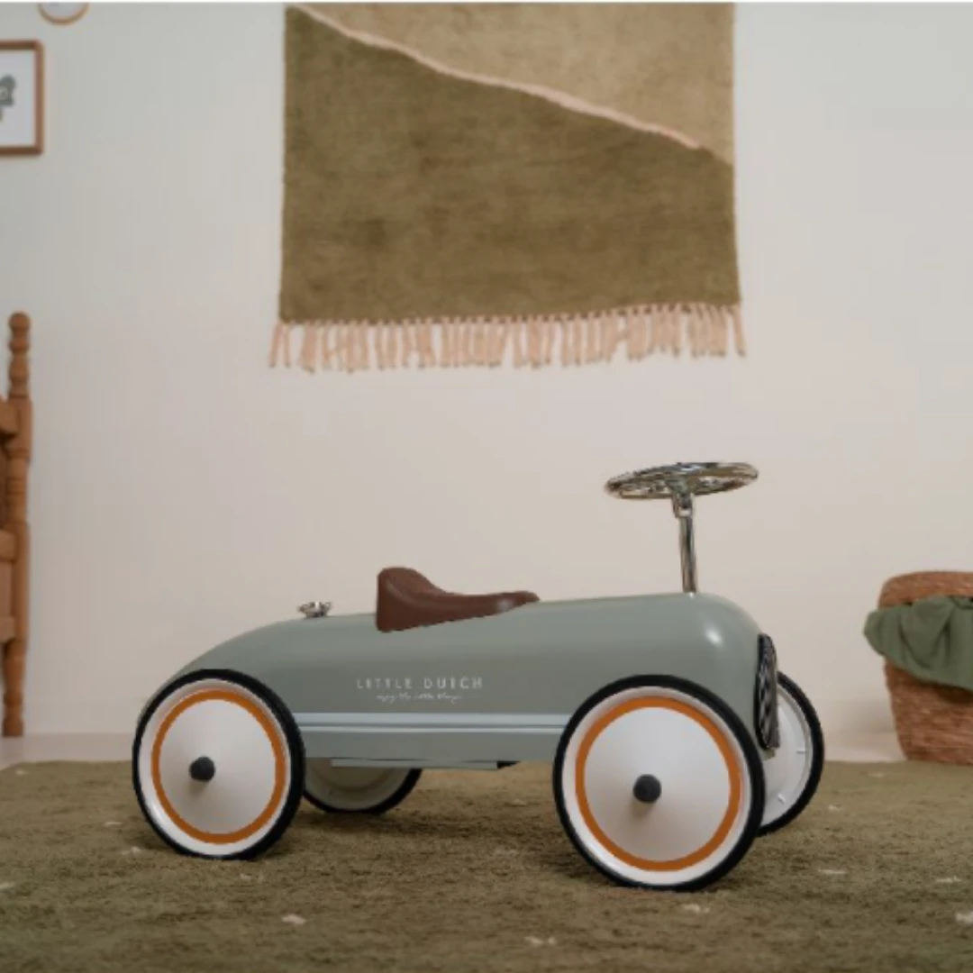 Little Dutch Retro Roller - Olive 2 Little Dutch Retro Roller - Olive - Image 2