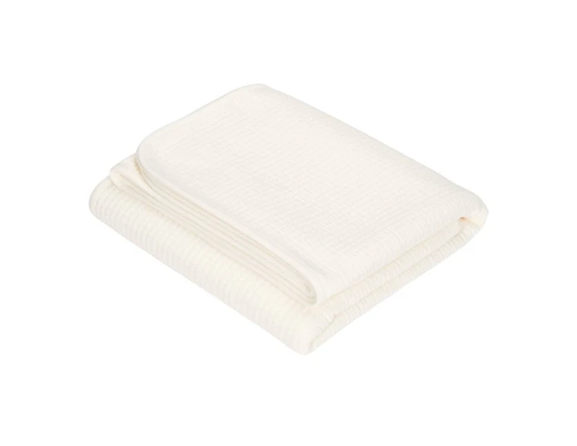 Little Dutch Bassinet Summer Blanket Pure Soft White 3 Little Dutch Bassinet Summer Blanket Pure Soft White - Image 3