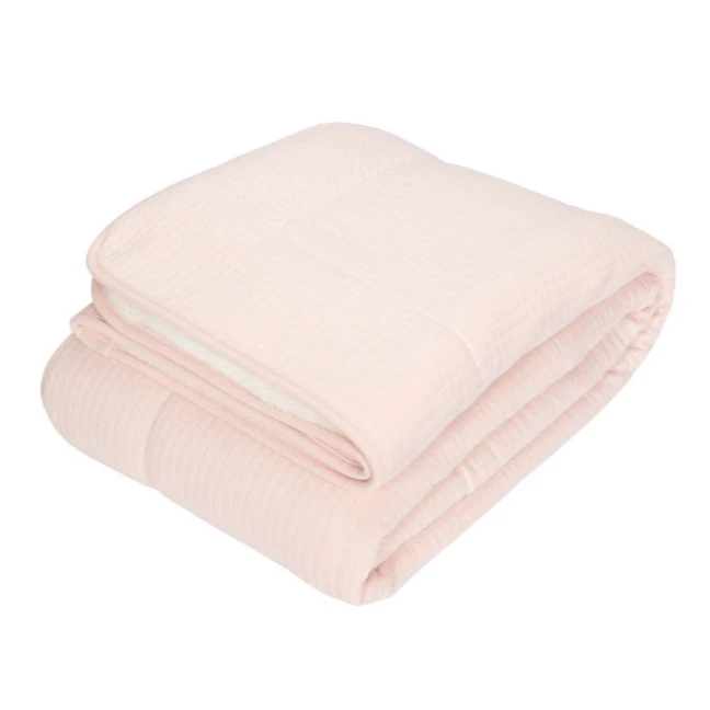 Little Dutch Bassinet Blanket Pure Soft Pink 1 Little Dutch Bassinet Blanket Pure Soft Pink