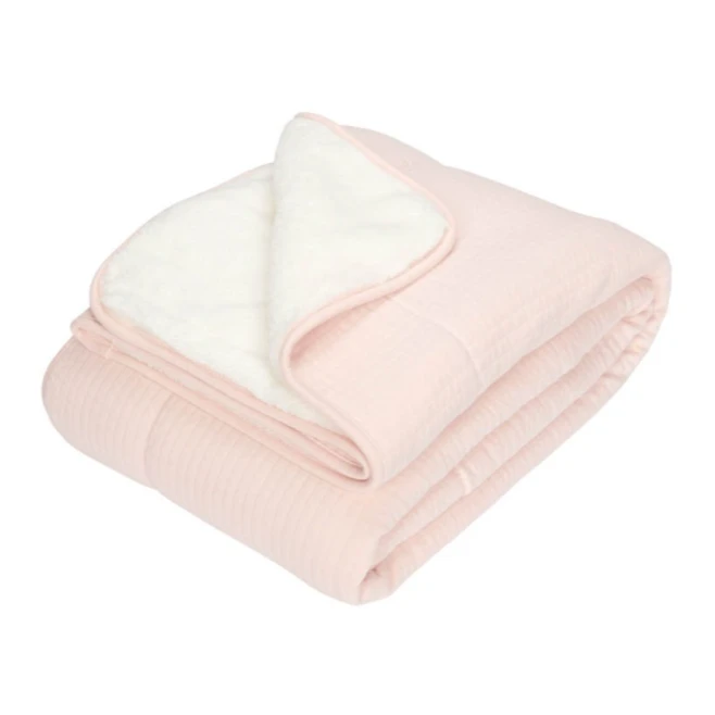 Little Dutch Bassinet Blanket Pure Soft Pink 2 Little Dutch Bassinet Blanket Pure Soft Pink - Image 2