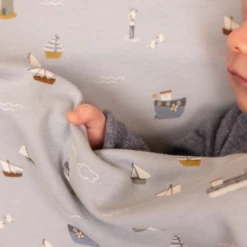 Little Dutch Fitted Bassinet Sheet Sailors Bay Blue -Little Dutch Store 3 98fdbb2e 2d32 4754 bd2c 1610890f5bdc