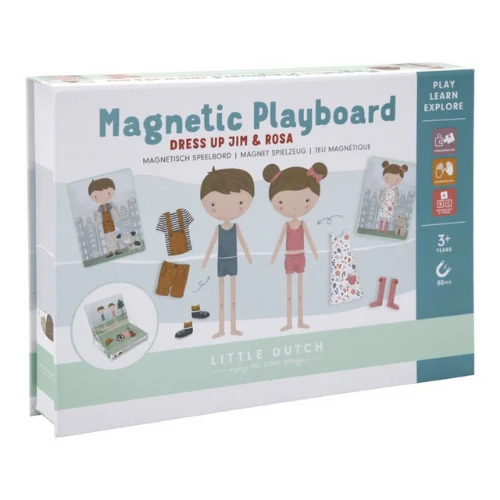 Little Dutch Magnetic Playboard Jim & Rosa 4 Little Dutch Magnetic Playboard Jim & Rosa - Image 4