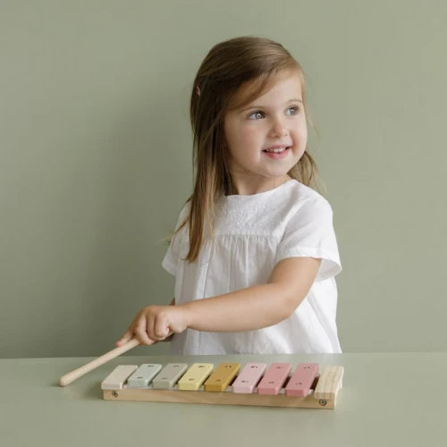 Little Dutch Xylophone Pink - LD7016 2 Little Dutch Xylophone Pink - LD7016 - Image 2