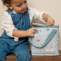 Little Dutch Cooler Bag Sailors Bay Blue -Little Dutch Store LittleDtuchLunchbagLD4973