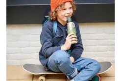 Little Dutch Insulated Bottle Flip-up Campus 350 Ml - Sailors Bay -Little Dutch Store insulated bottle flip up campus 350 ml sailors bay 1