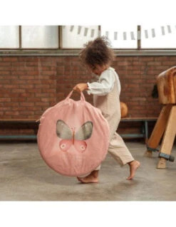 Little Dutch Crawl Tunnel Little Pink Flowers -Little Dutch Store tunel de juego flores y mariposas